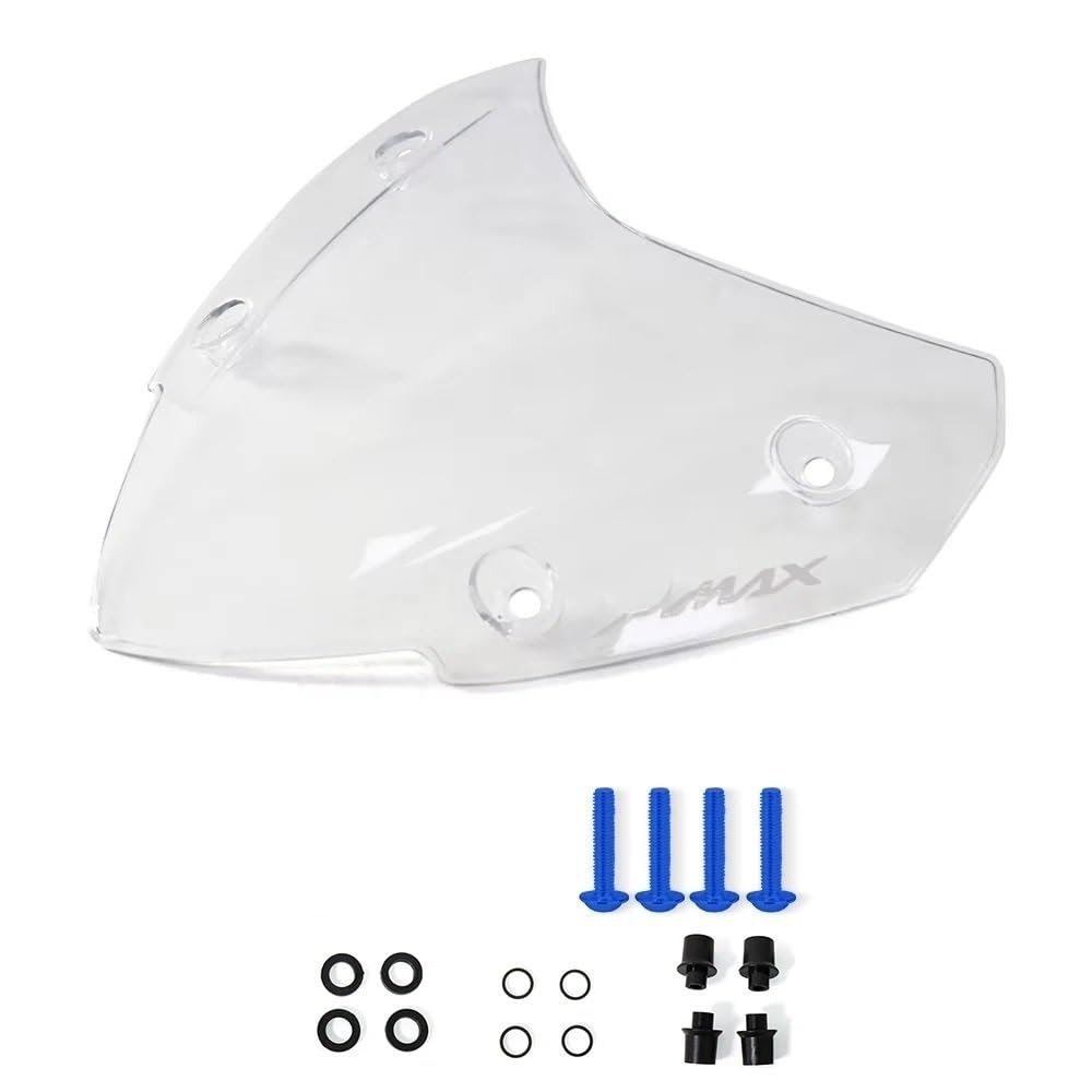 SGRYGSAEA Motorrad Windschild Für XMAX300 Xmax250 Xmax 250 X-MAX300 XMAX300 2017 2018 2019 2020 2021 Motorrad Sport Windschutzscheibe Windschutz Visier(Transparent1) von SGRYGSAEA