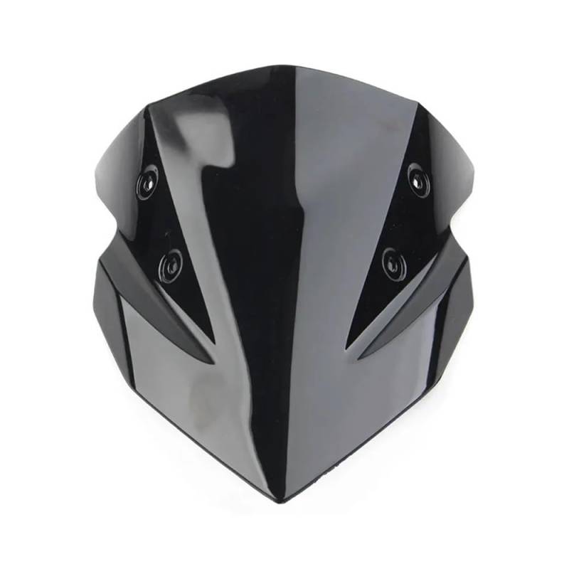 SGRYGSAEA Motorrad Windschild Für Z 400 Für Z250 2019 2020 2021 2022 2023 2024 Double Bubble Screen Windabweiser Windschutzscheibe Für Für Ninja Für Z400(Black) von SGRYGSAEA