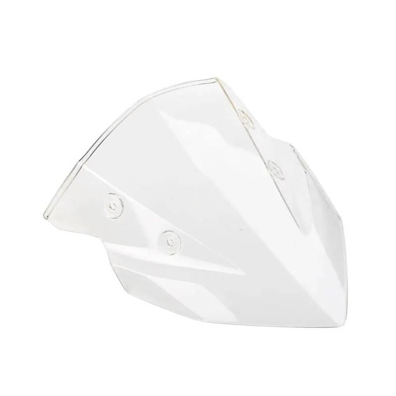 SGRYGSAEA Motorrad Windschild Für Z 400 Für Z250 2019 2020 2021 2022 2023 2024 Double Bubble Screen Windabweiser Windschutzscheibe Für Für Ninja Für Z400(White) von SGRYGSAEA