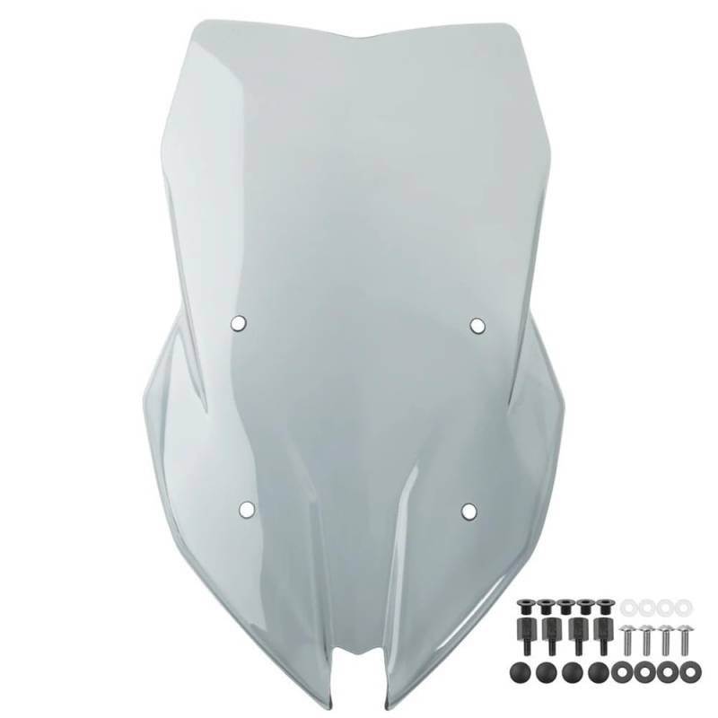 SGRYGSAEA Motorrad Windschild Motorrad Frontscheibe Windschutz Zubehör Für B&MW F900XR 2020 2021 2022 2023 2024 F900 XR Windschutzscheibe Windschutz Air Deflektor(Light Smoke) von SGRYGSAEA