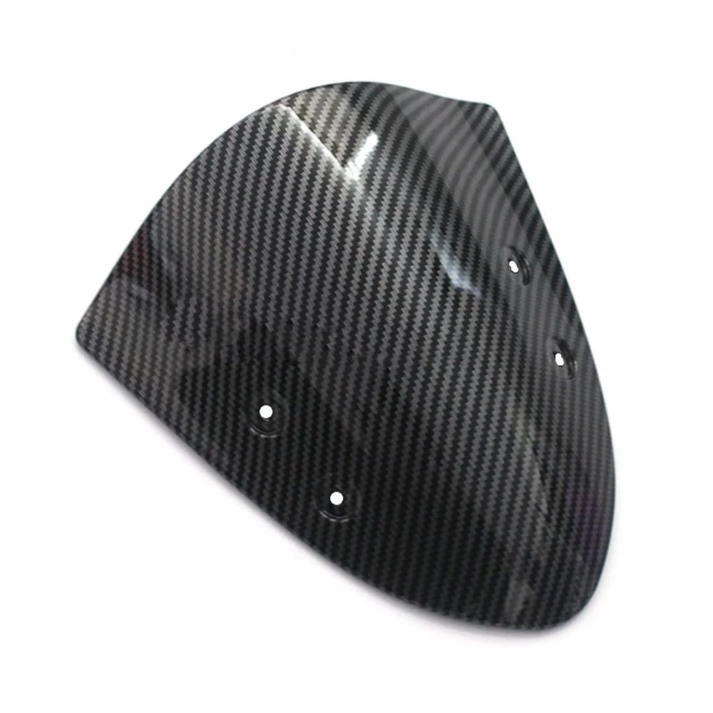 SGRYGSAEA Motorrad Windschild Motorrad Windschutzscheibe Visier Windschutz Für Für ER-6N Für ER6N 2012 2013 2014 Windabweiser(Carbon Look) von SGRYGSAEA