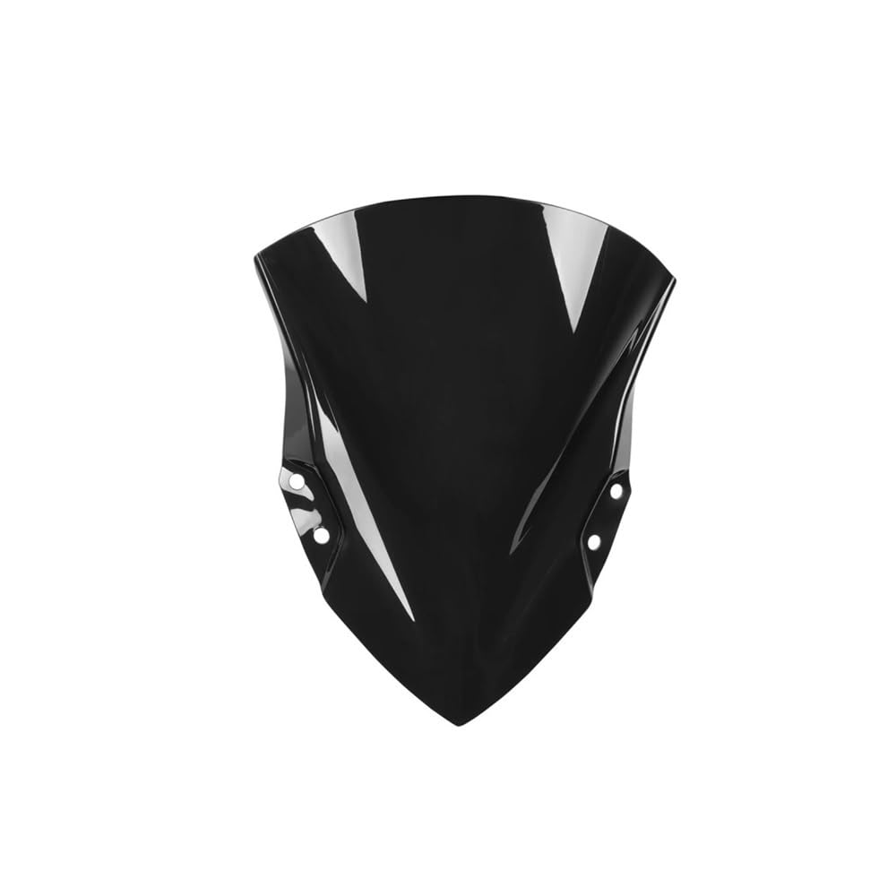 SGRYGSAEA Motorrad Windschild Motorrad Windschutzscheibe Windschutz Windabweiser Für Für Ninja 400 2018 2019 2020 2021 2022 Doppel Blase Bildschirm(Black) von SGRYGSAEA