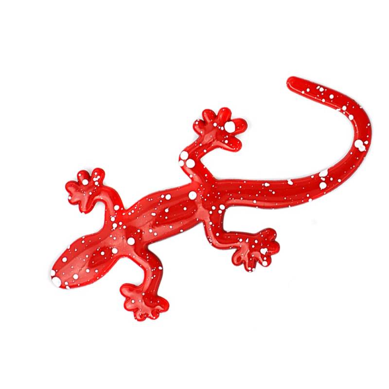 Big Gecko Emblem Aufkleber sind klebrig und für alle flachen Stellen an Fahrzeugen geeignet (rot) von SGW