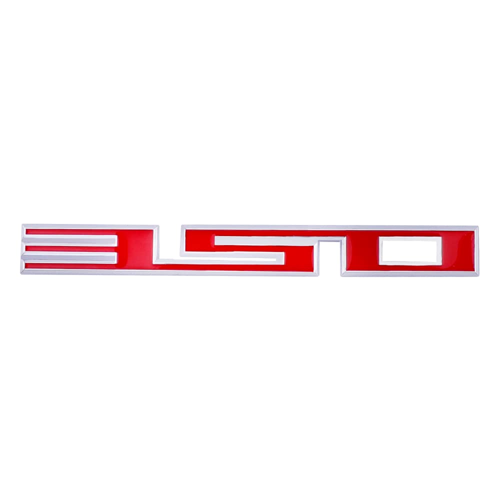 Für 350 Emblem Autoaufkleber Kofferraum-Emblem Logo passend für Auto SUV Auto Zubehör (rot) von SGW