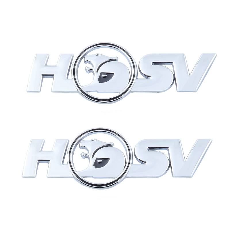 HSV Emblem Autoaufkleber Löwenlogo Auto Emblem für Tür Seitenkofferraum (Silber Schwarz) von SGW