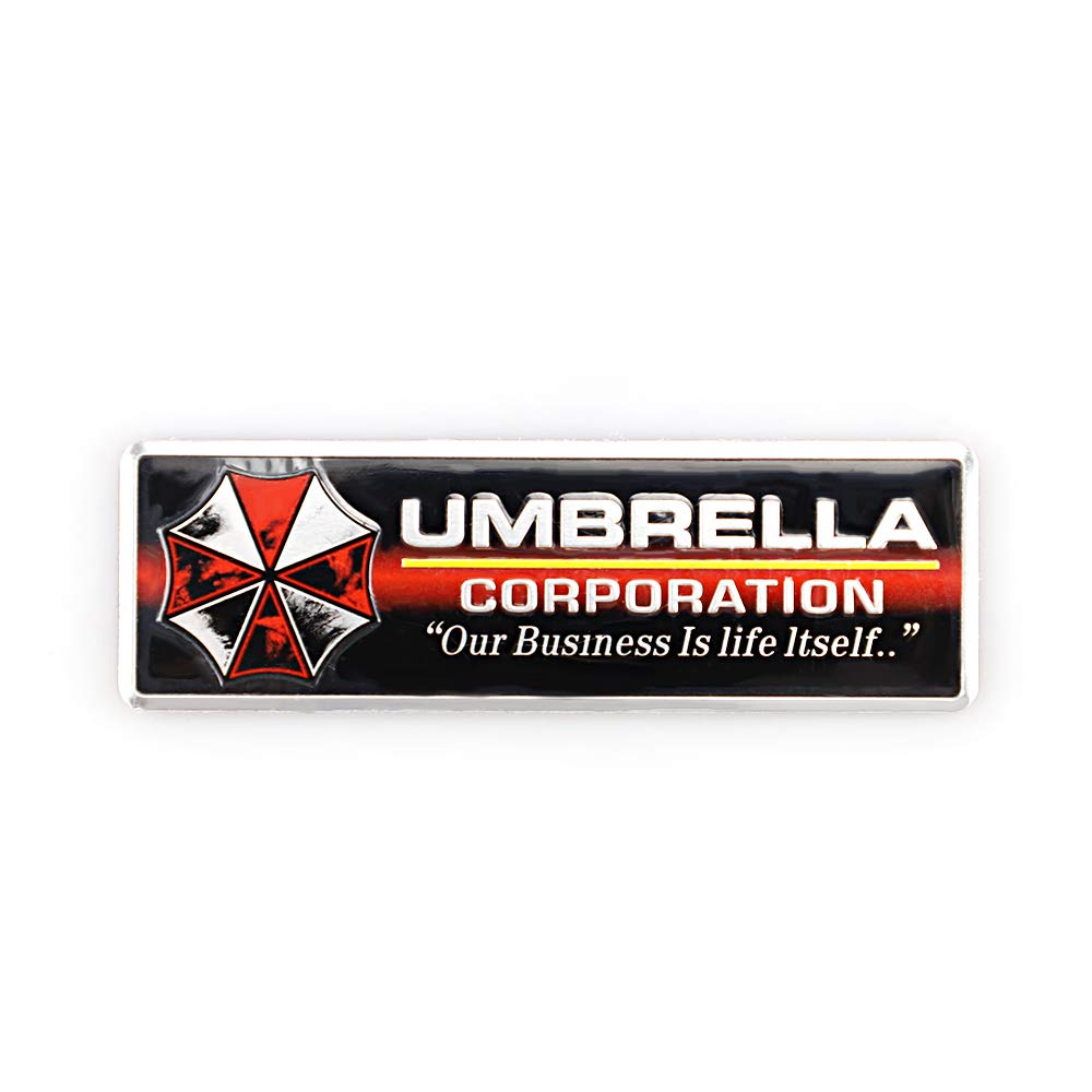 SGW Umbrella Corporation Emblem Dekorative Auto Karosserie Aufkleber Reflektierende Aufkleber für Auto LKW Wand Laptop (Schwarz) von SGW