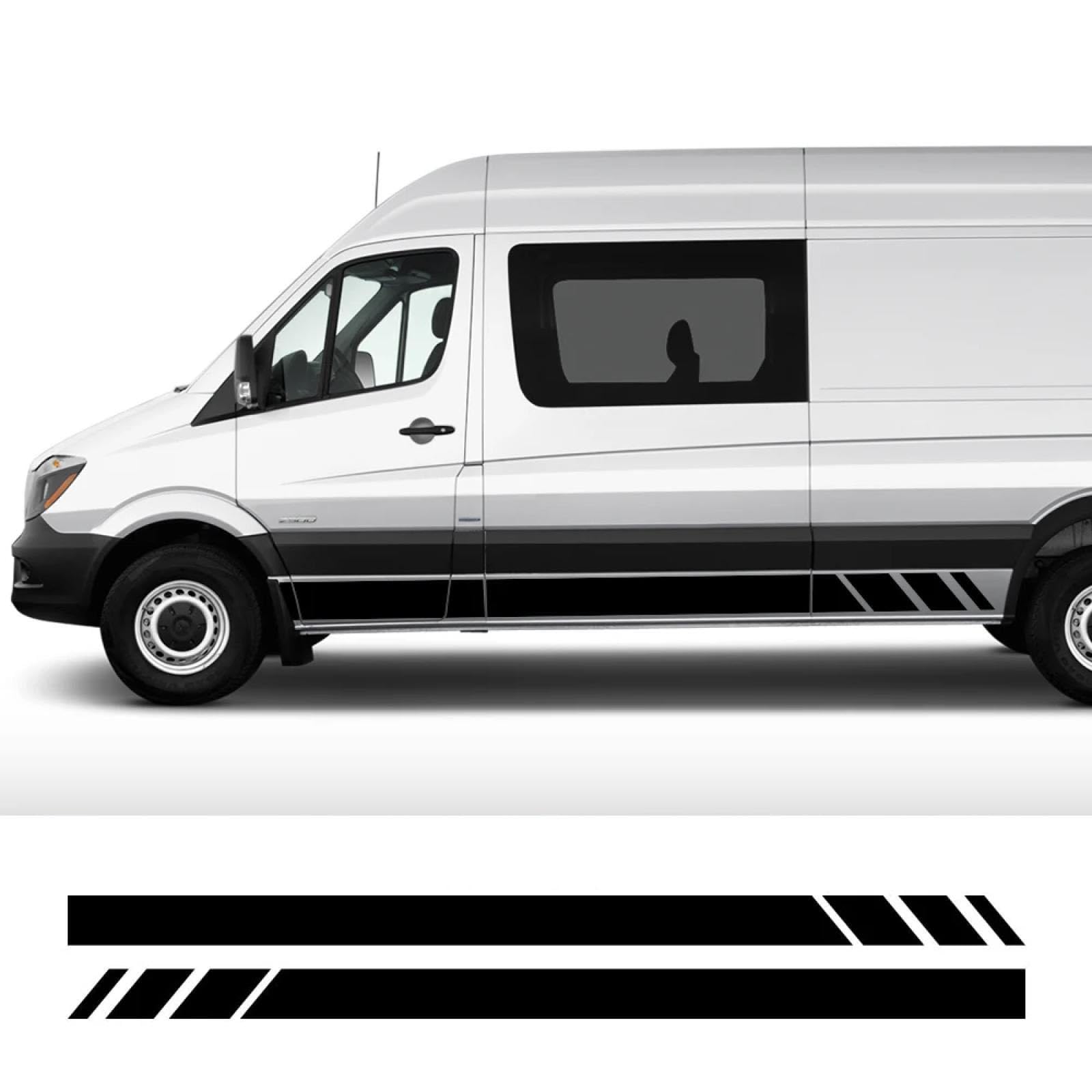 Autoaufkleber, für Benz Sprinter W903 W906 W907 Van Camper Türseitenstreifen Wohnmobilstreifen Vinylaufkleber Autozubehör von SGZYEZJS