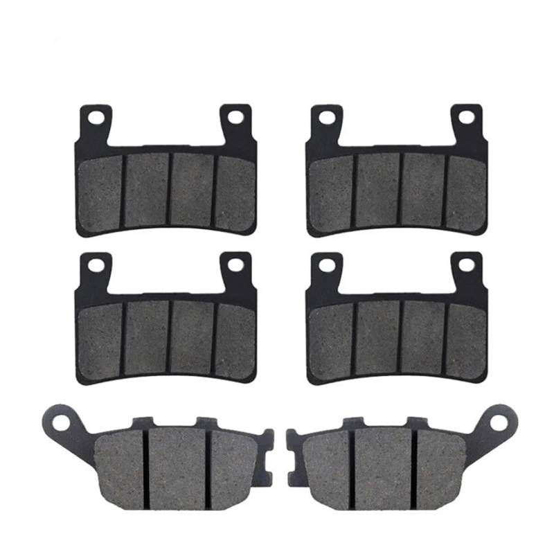 Motorrad-Bremsbeläge vorne und hinten for CBR600F4 CBR600 F4 – Sport 1999–2007, schwarzes Bremsscheiben-Pad-Set von SGZYEZJS