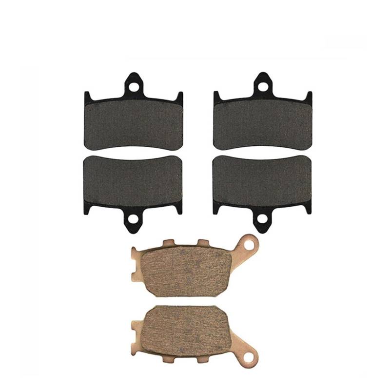 Motorrad-Bremsbeläge vorne und hinten for VTR1000F VTR1000 F Super Hawk 1998–2005, Bremsscheiben-Pad-Set von SGZYEZJS