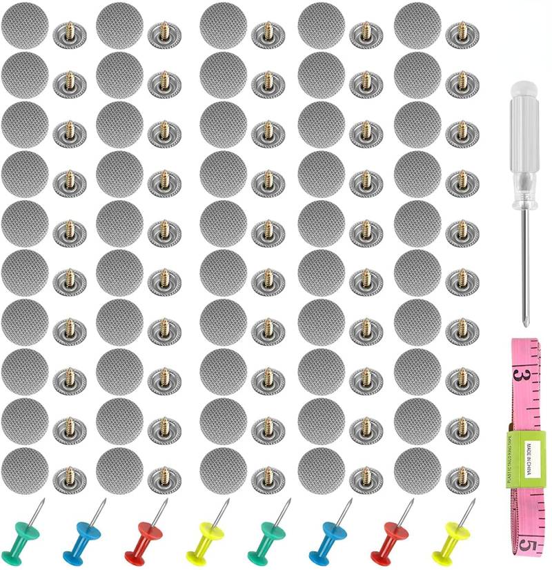 Autodach-Reparatur-Set, 70 Stück Autodach-Headliner Reparaturknopf 70 Stück bunte Zeichnung Push Pins Universal Auto Dach Snap Niethalter für Auto Dach fixiert von SGerste