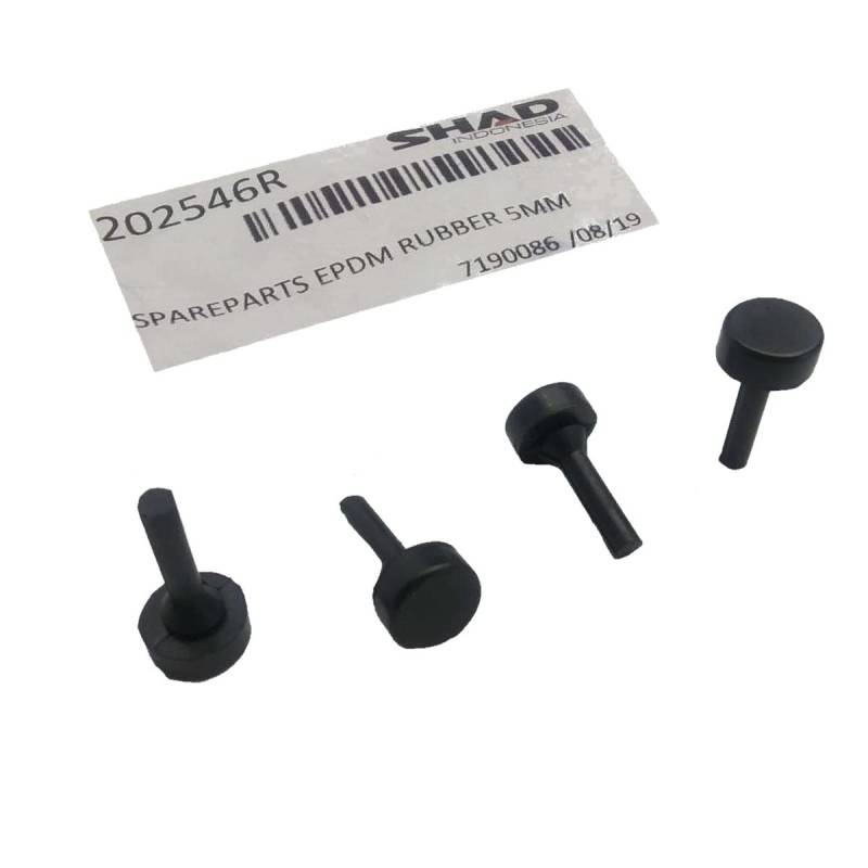 SHAD 202546R Ersatzteile Topcase SHAD Rubber Stoppers SH40, kompatibel mit den Modellen SH39, SH40, SH44, SH45, SH46, SH47 von SHAD