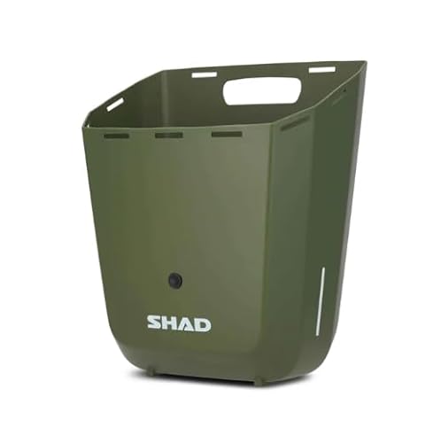 SHAD Bikes - Daily Bike Box 20L Fixed Mount | Feste Fahrrad-Harttasche | Permanente Befestigung mit KLICKfix Korbfix | Schlagfestes Polypropylen von SHAD