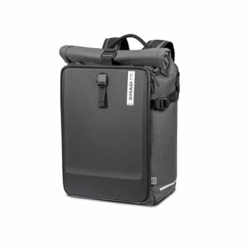 SHAD Bikes - Daily Pannier Backpack 22L | Urbane Fahrradrucksack | Vielseitige Fahrradtasche | Laptopfach | Fahrradrucksack aus R-Pet | Fahrradtasche bis zu 8 kg Traglast von SHAD