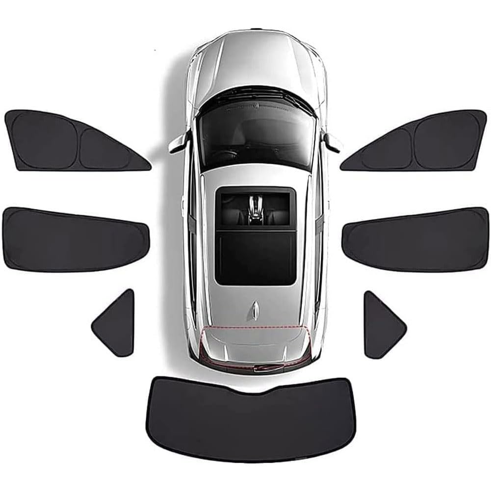 Auto Seitenfenster Sonnenschutz für Audi New A4 B9 Touring B9 2017-2022, Magnetisch Sonnenblende Sonnenschutz Privatsphäre Schützen ZubehöR,E/7 Wholecar von SHANGSHUAI