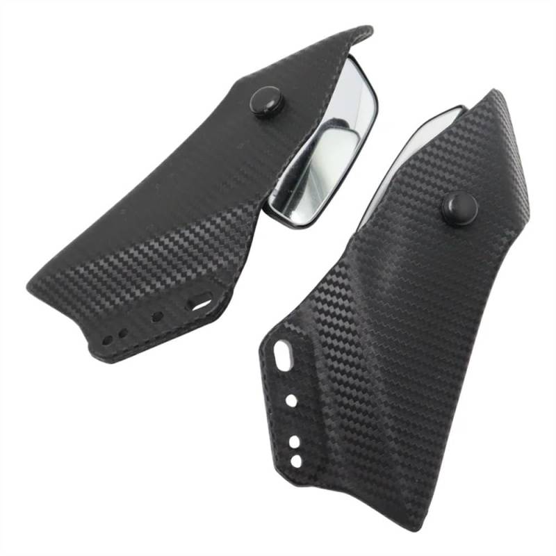 Motorrad Seitenspiegel Universeller Motorrad-Spoiler-Verkleidungsflügel Für Y&AMAHA R3, Aerodynamische Winglets Mit Rückspiegel Für CBR650R 2019–2022 von SHANSHAN