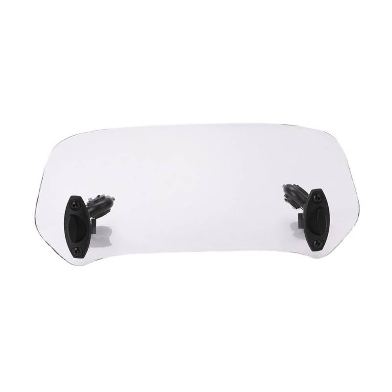 Motorrad Windschild Universal Motorrad Windschutzscheibe Verlängerung Einstellbare Clip Spoiler Clamp-Auf Windschutzscheibe Air Deflektor Für Y&AMAHA Für S&uzuki von SHANSHAN