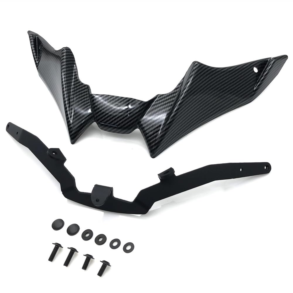 Mud Schutzblech Motorrad Kotflügel Vorne Kotflügel Schnabel Lip Nase Kegel Verlängerung Abdeckung Extender Spoiler Für YA&MAHA FZ09 MT-09 SP V3 2021 2022 2023 von SHANSHAN