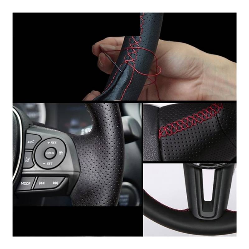 SHANSHAN Lenkradbezug Auto Lenkrad Abckung Für Citigo Für Fabia Für Octavia Für Yeti Für Superb 2008 2009 2010 2011 2012 2013 Auto Innen Zubehör von SHANSHAN