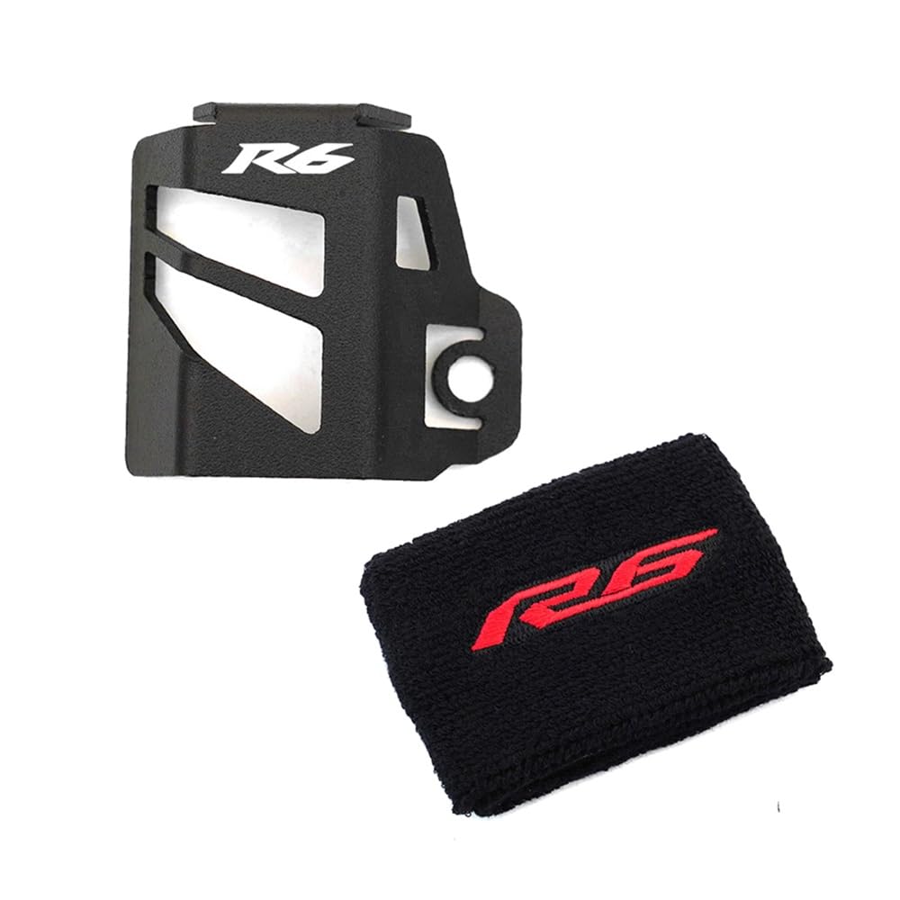 SHANSHAN Motorrad Öleinfüller Deckel Für Y&AMAHA R6 YZF R6 2011-2020 R6 2021 2022 2023 Motorrad Hinten Brems Flüssigkeit Reservoir Öl Kappe Schutz Schutz Abdeckung Socke von SHANSHAN