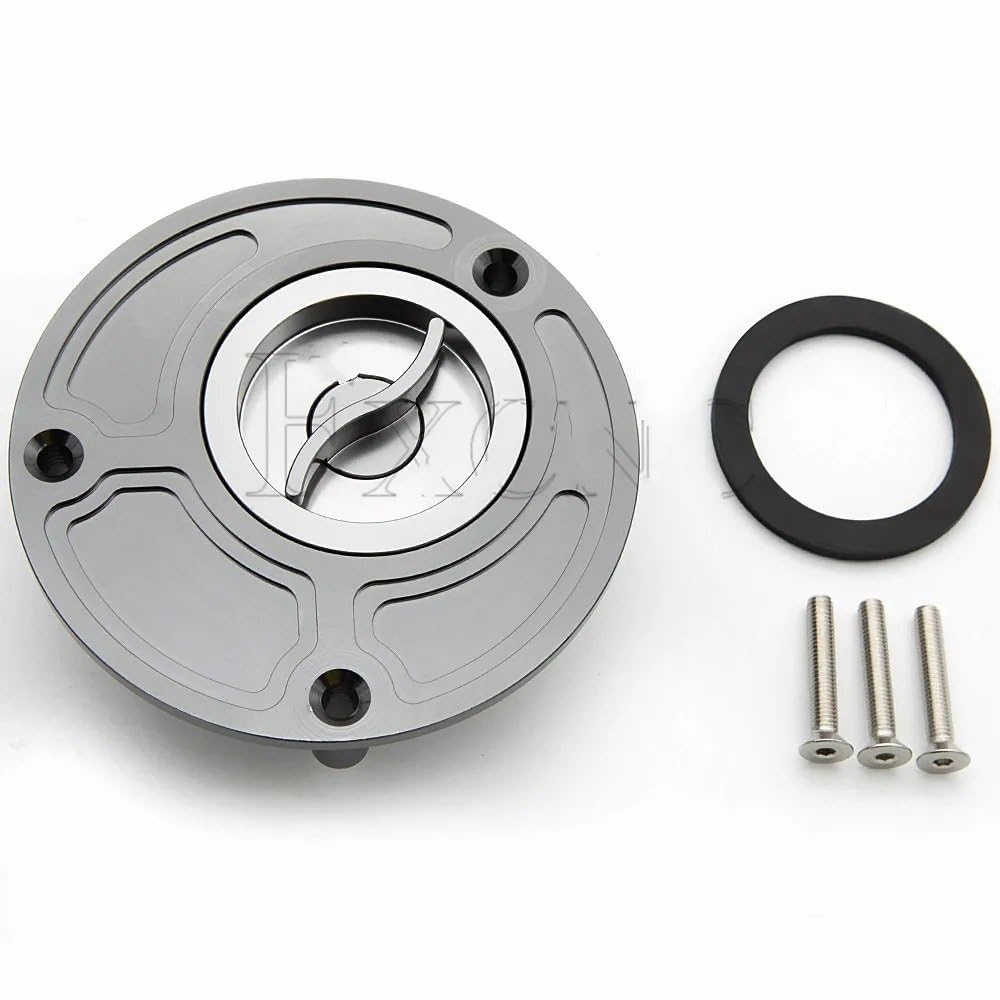 tankdeckel CNC Aluminium Motorrad Kraftstoff Tankdeckel Tank Abdeckung Keyless Für YA&MAHA MT07 MT09 FZ09 FZ09 MT10 YZF R1 R6 FZ1 FZ6 FZ6R R3 R25 R125 von SHANSHAN