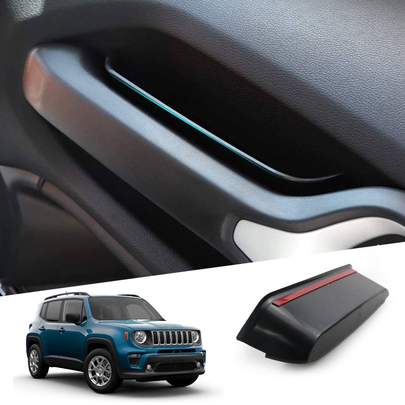 SHAOHAO Kompatibel mit Jeep Renegade 2021 2022 2023 BU Armlehne Staufach Mittelkonsole Organizer Tuning Innenraum Zubehör Sekundär von SHAOHAO