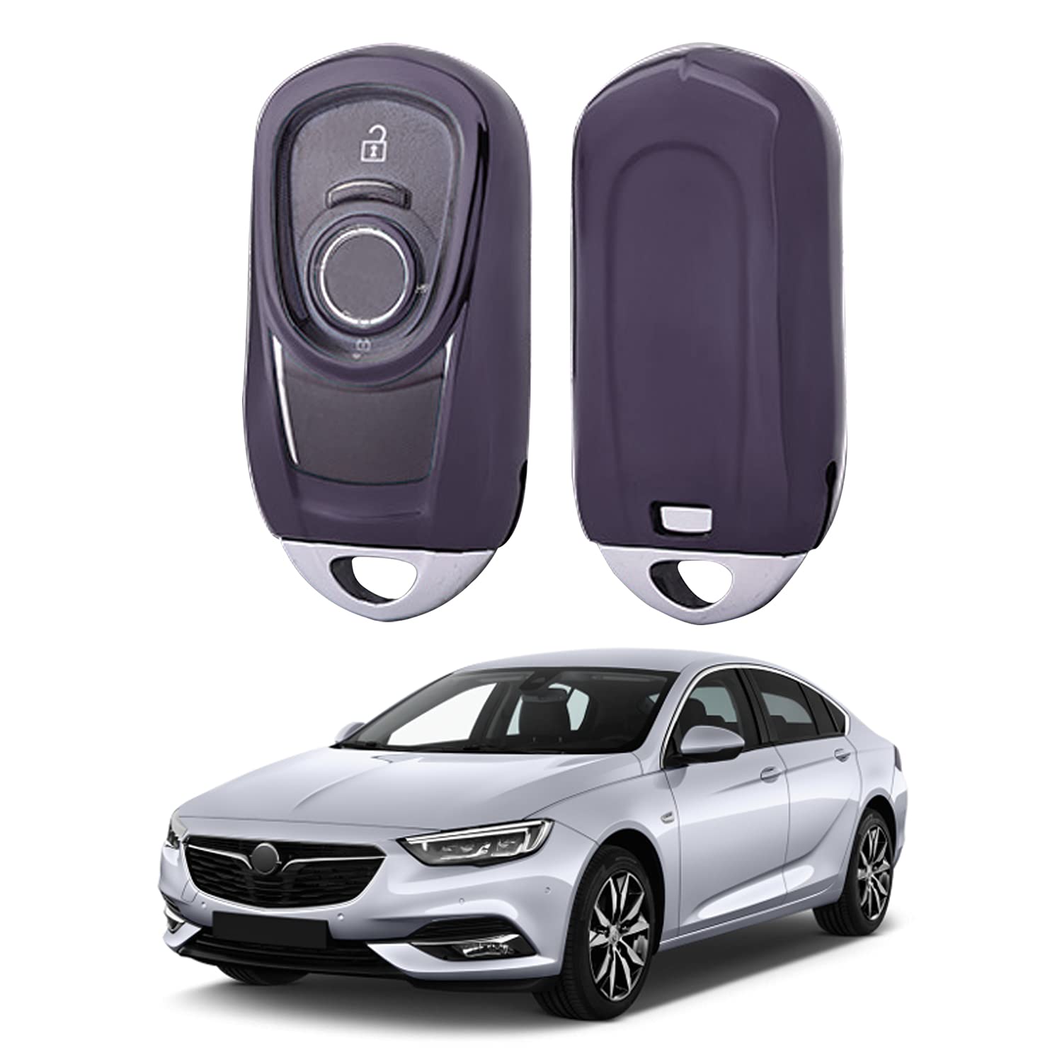 SHAOHAO Schlüssel Hülle für Corsa E/Opel Insignia B/Astra K TPU Silikon Autoschlüssel Schlüsselhülle Autofernbedienungen Schutzhülle Autoschlüssel Cover schlüsselcover von SHAOHAO