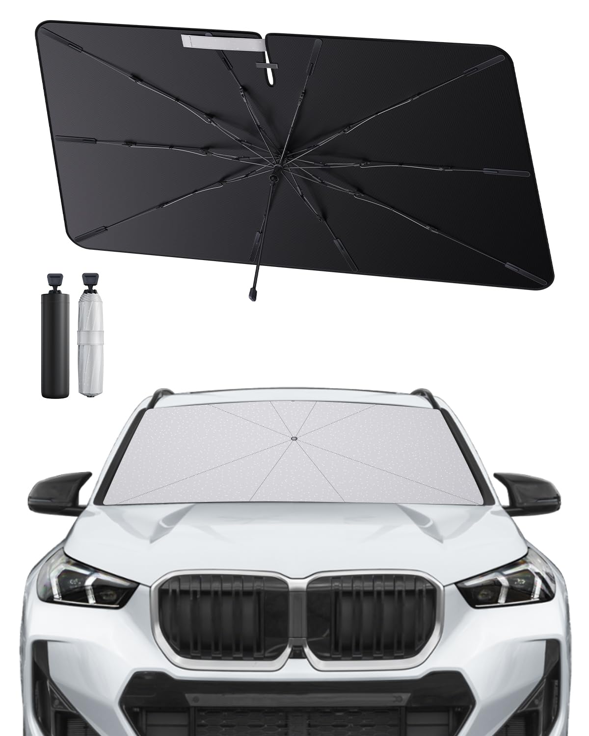 SHAOHAO kompatibel mit BMW X1 U11 2023-2025 Sonnenschirm Auto Auto Sonnenschutz Frontscheibe Faltbar UV-Schutz Sonnenschirm knitterfreier Stoff BMW X1 U11 zubehör SHAOHAO kompatibel mit BMW X1 U11 2023-2025 Sonnenschirm Auto Auto Sonnenschutz Frontscheibe Faltbar UV-Schutz Sonnenschirm knitterfreier Stoff BMW X1 U11 zubehör von SHAOHAO