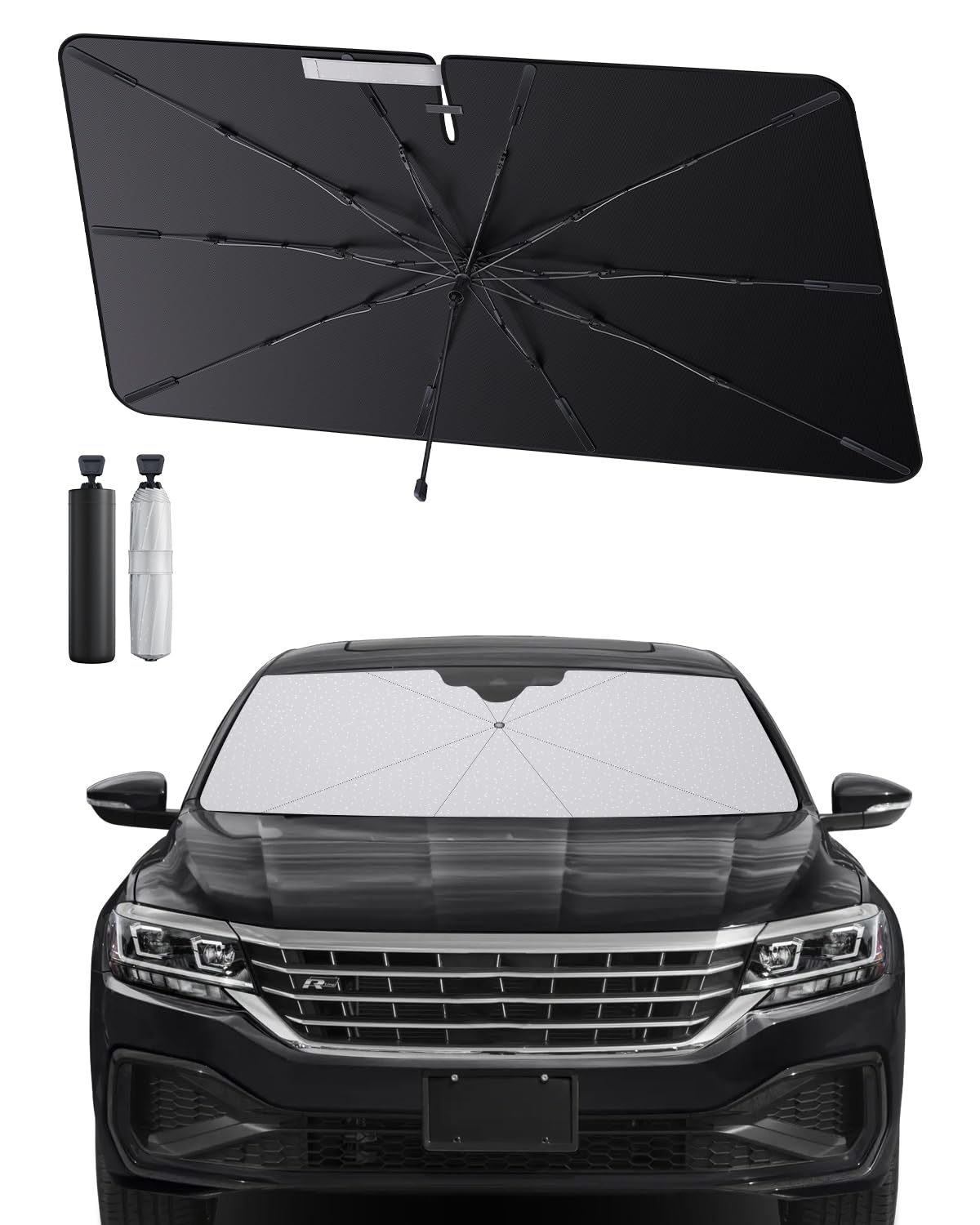 SHAOHAO kompatibel mit VW Passat B9 2024 2025 Sonnenschirm Auto Auto Sonnenschutz Frontscheibe Faltbar UV-Schutz Sonnenschirm knitterfreier Stoff VW Passat B9 zubehör SHAOHAO kompatibel mit VW Passat B9 2024 2025 Sonnenschirm Auto Auto Sonnenschutz Frontscheibe Faltbar UV-Schutz Sonnenschirm knitterfreier Stoff VW Passat B9 zubehör von SHAOHAO