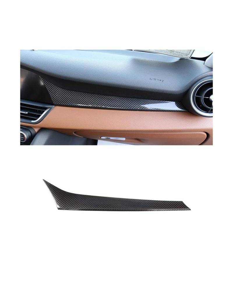 Auto Mittelkonsole Aufkleber Paneel Für Alfa Für Romeo Für Giulia 2017 2018 2019 2020 LHD Carbon Fiber Center Console Instrumententafelabdeckung Verkleidung Innenzubehör Auto Schalttafel Aufkleber Pan von SHAOXING