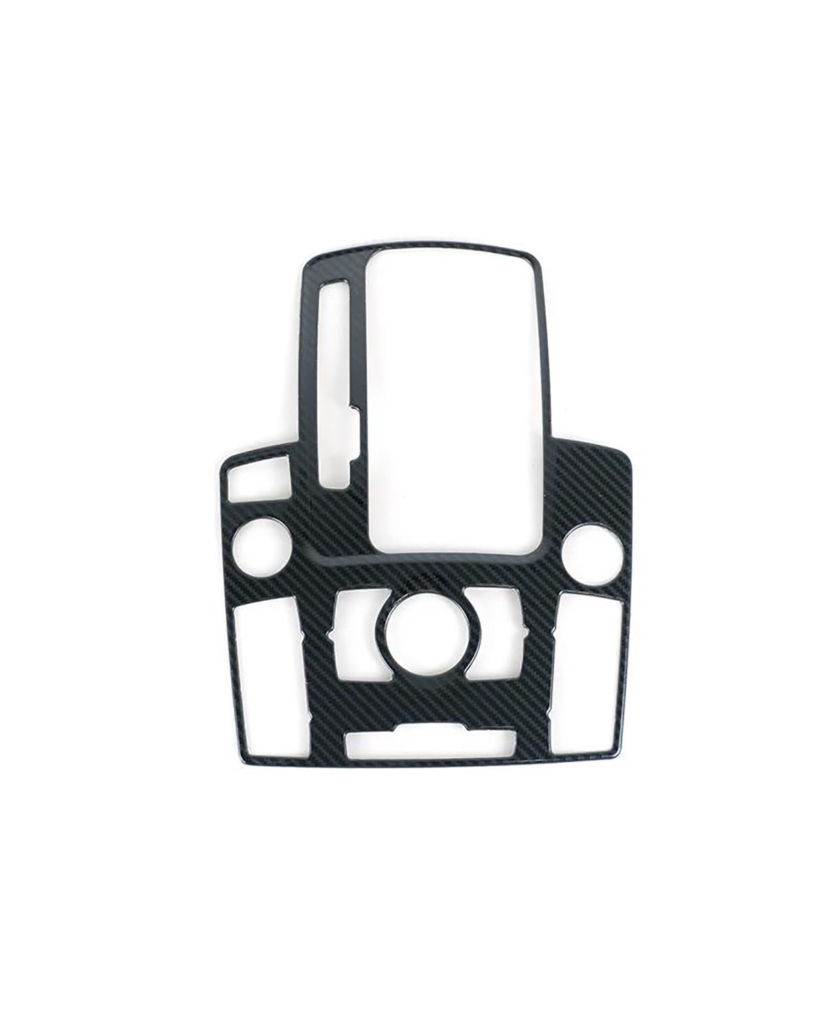 Auto Mittelkonsole Aufkleber Paneel Für Q7 2008-2015 Innenausstattung Autokonsole Schalthebel Multimedia-Taste Rahmenabdeckung Verkleidung Kohlefaser-Farbaufkleber Auto Schalttafel Aufkleber Paneel(Mu von SHAOXING