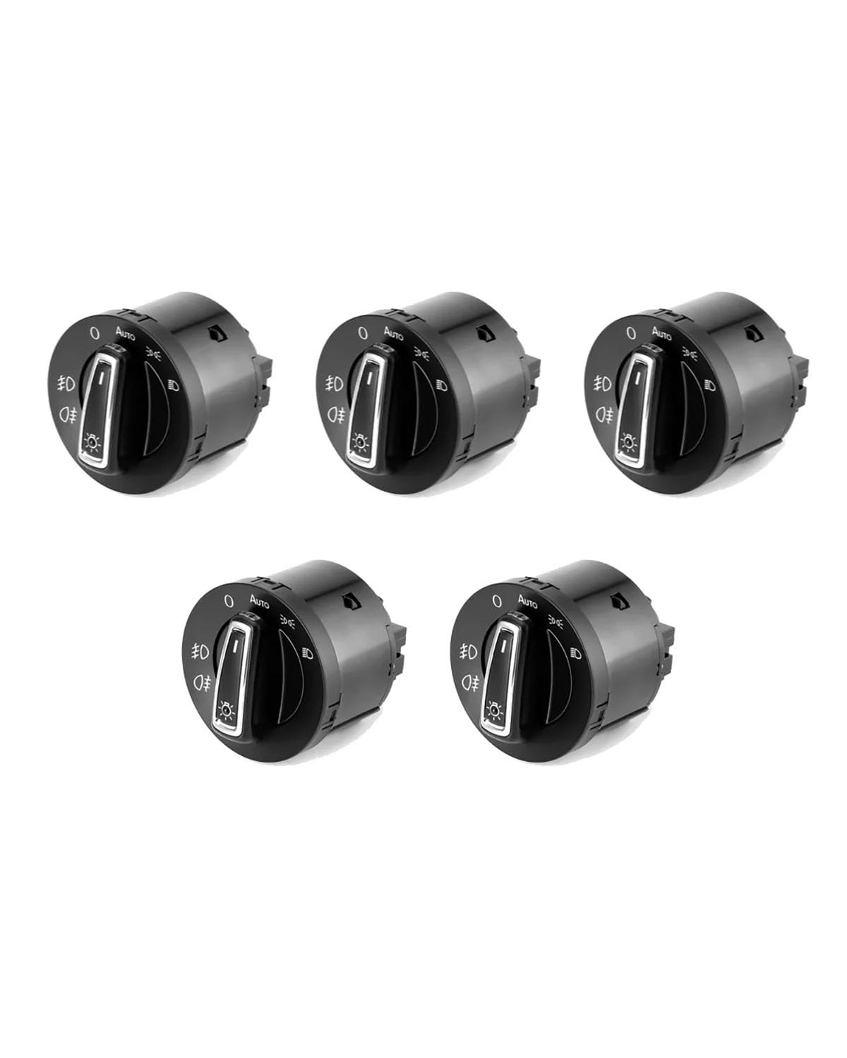 Auto Scheinwerferschalter Für Bora Für Golf MK4 Für Beetle Für Passat Für Auto Scheinwerfer Control Schalter Nebel Lampe Knopf Schalter Scheinwerferschalter Auto(10Pin 5pcs) von SHAOXING