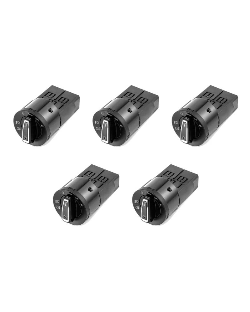 Auto Scheinwerferschalter Für Bora Für Golf MK4 Für Beetle Für Passat Für Auto Scheinwerfer Control Schalter Nebel Lampe Knopf Schalter Scheinwerferschalter Auto(14Pin 5pcs) von SHAOXING