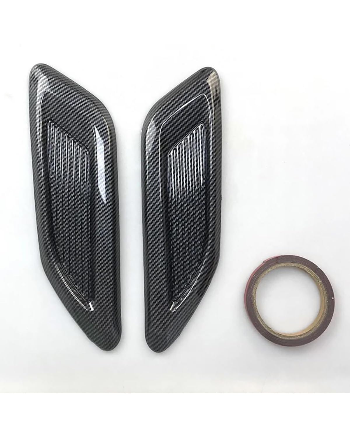 Lufteinlass Schaufel Für Hoda Für Toyota Für VW Air Flow Intake Hood Scoop Vent Bonnet Dekorative Abdeckung Trim Aufkleber Universal Auto Dekorative Lufteinlass(Carbon Fiber Look) von SHAOXING