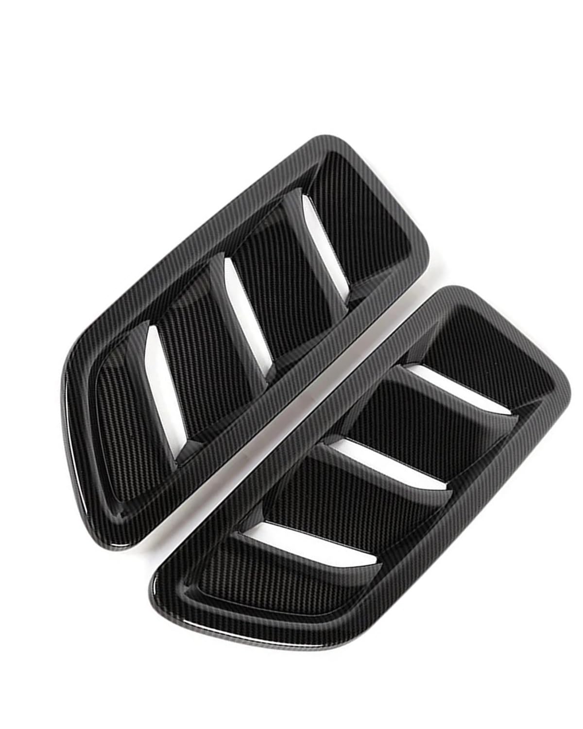 Lufteinlass Schaufel Für Jeep Für Wrangler JL 2018 2019 2020 2021 Auto Motor Haube Air Outlet Vent Dekoration Abdeckung Aufkleber Auto Dekorative Lufteinlass(Carbon Fiber Pattern) von SHAOXING