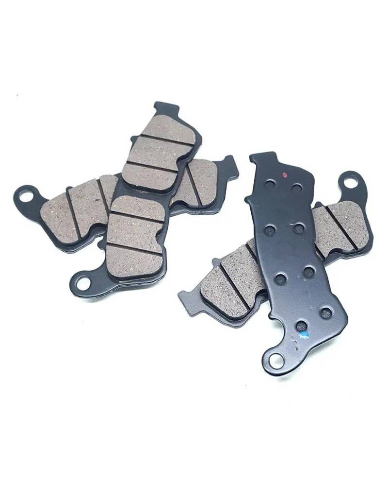 Motorrad Scheibenbremsbelag Für Transalp 700 XL700V XL 700 V ABS 2008 2009 2010 2011 Vorne Hinten Bremsbeläge Set Roller Teile Bremsbeläg Motorrad(2X Front Brake Pads) von SHAOXING