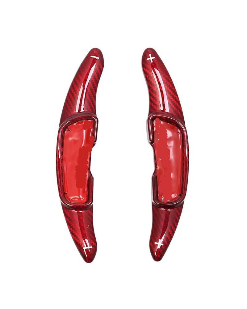 Schaltwippen Carbon Fiber Auto Paddle Paddle Shift Lenkrad Shift Paddle Erweiterung Shifter Für 3 6 Für CX-4 Für CX4 Für CX-5 Lenkradg Paddle(Red) von SHAOXING