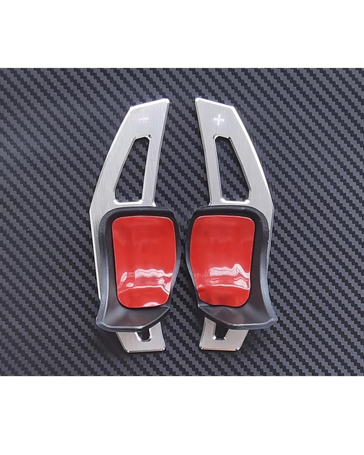 Schaltwippen Schaltwippe Für Skoda Für Octavia Für A7 Für MK3 Für 5E Für RS Für VRS Für Superb Auto-Lenkrad-Schalthebelverlängerung Lenkradg Paddle(for Type B Silver) von SHAOXING