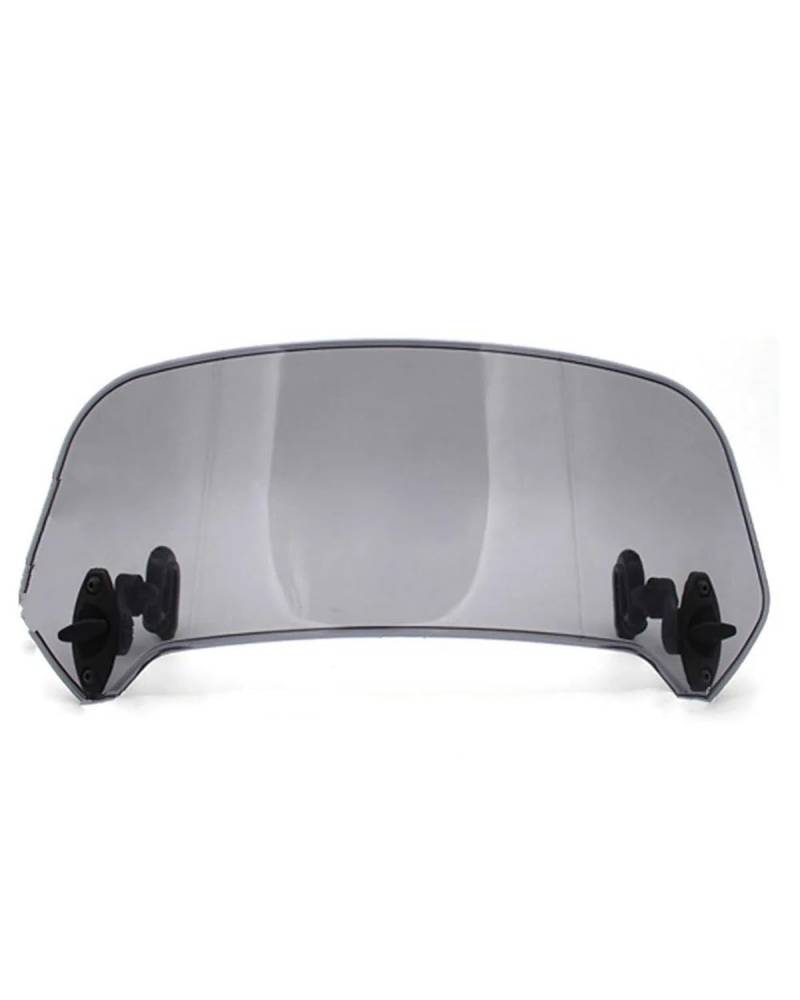 Windschild Motorrad Für Alle Motorradmodelle Windschutzscheibenverlängerung Verstellbarer Spoiler Clamp-On Windschutzscheibenabweiser Geeignet Motorrad Windabweiser(Big Size B) von SHAOXING