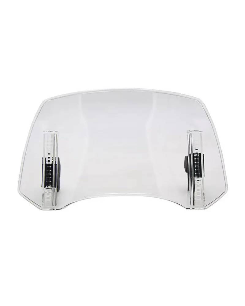 Windschild Motorrad Für Tenere-700 XT700Z TENERE 700 Motorrad Windschutzscheibenverlängerung Einstellbarer Spoiler Clamp-On Windschutzscheibenabweiser Motorrad Windabweiser(Transparent) von SHAOXING