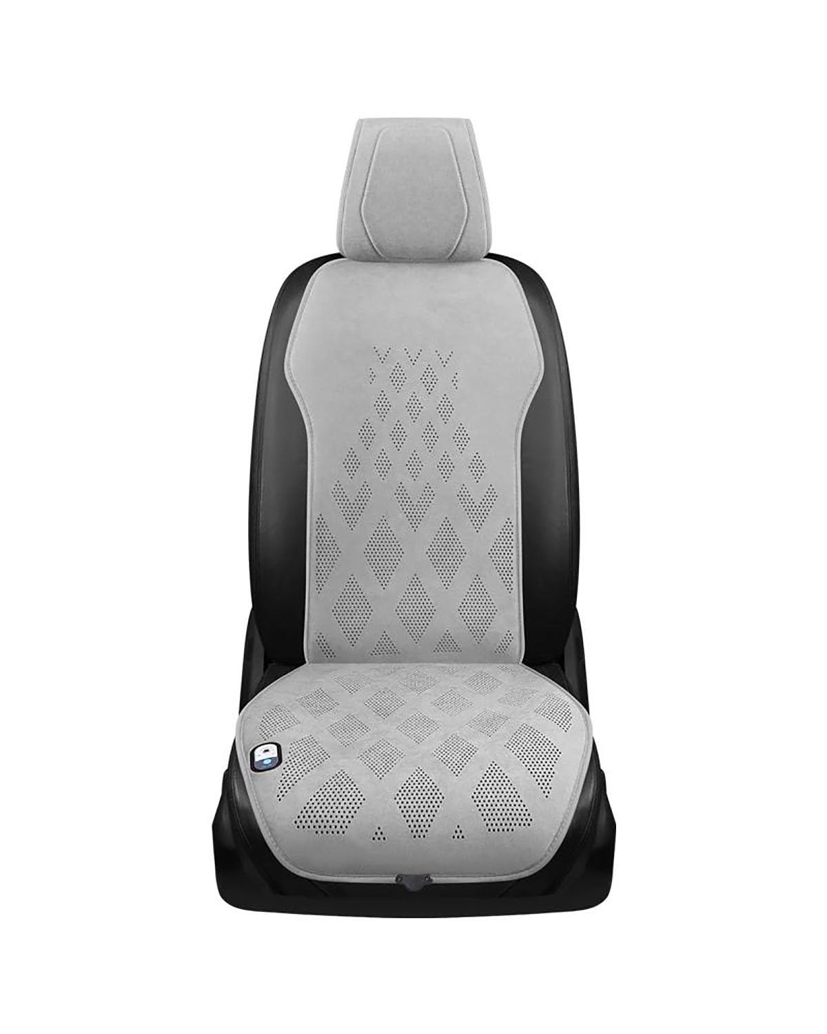 heizkissen Auto 30s Schnelle Heizung Für Sitzkissen Stoff Flanell Beheiztes Auto Für Sitz Für Alle Automobile autositzauflage(Gray) von SHAOXING