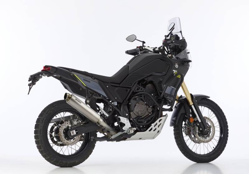 SRC 4 Slip on Ersatzdämpfer (2-1) kompatibel mit YAMAHA Ténéré 700 / Rally Edition/World Raid DM11/DM15/DM16 689 ccm Bj. 2021-2023 von SHARK PERFORMANCE