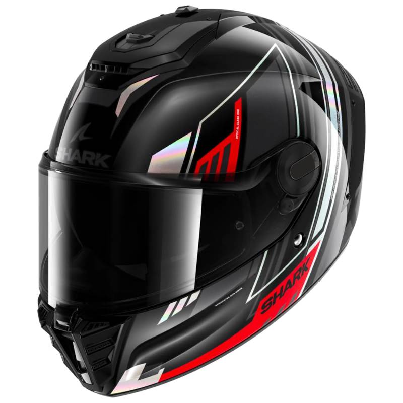 SHARK, Integraler Motorradhelm SPARTAN RS BYRHON Black Iridescent Red KIR, M von SHARK