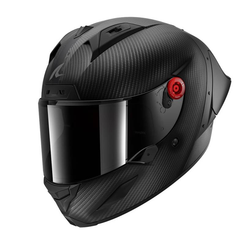 SHARK, Integraler Motorradhelm AERON-GP FULL CARBON Mat Carbon, XS von SHARK