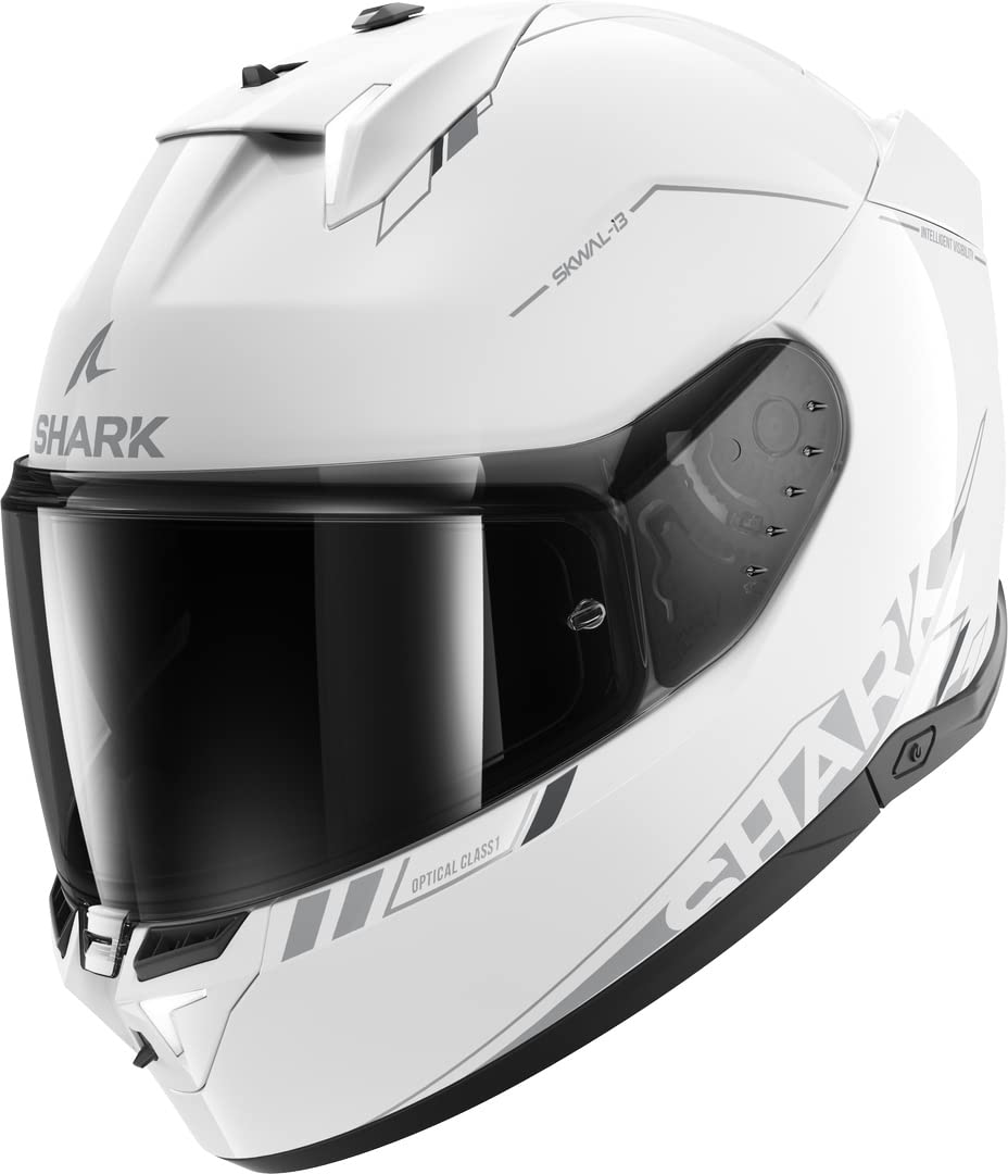 SHARK, Integraler Motorradhelm SKWAL i3 BLANK SP White WSA, M von SHARK