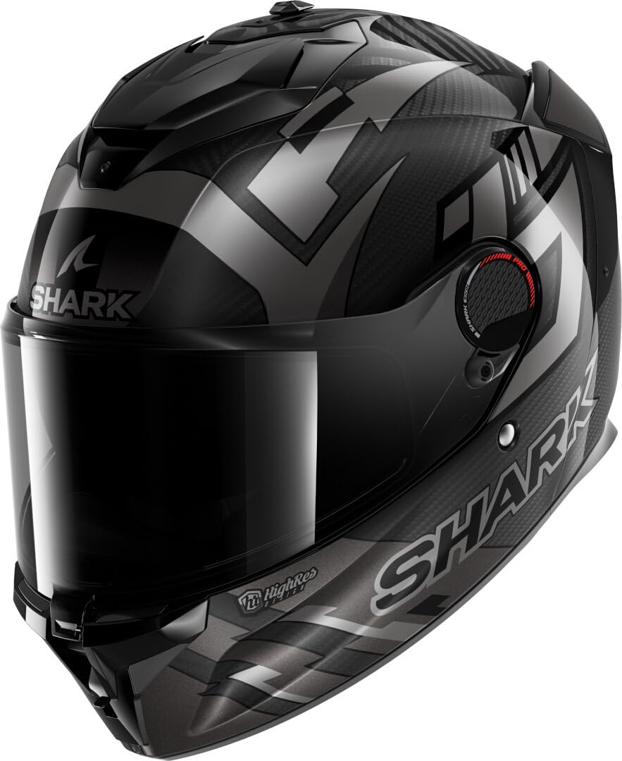 SHARK, Integraler Motorradhelm SPARTAN GT PRO CARBON ZARCO TRACK RACER Carbon Anthracite Chrome DAU, L von SHARK