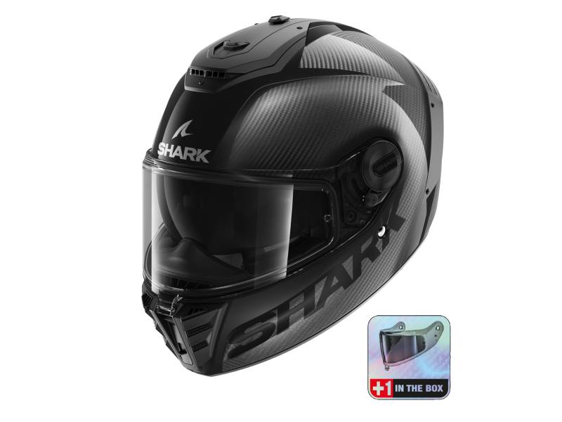 SHARK, Integraler Motorradhelm SPARTAN RS CARBON SKIN DAD, L (+ Rauchschutz zusätzlich) von SHARK