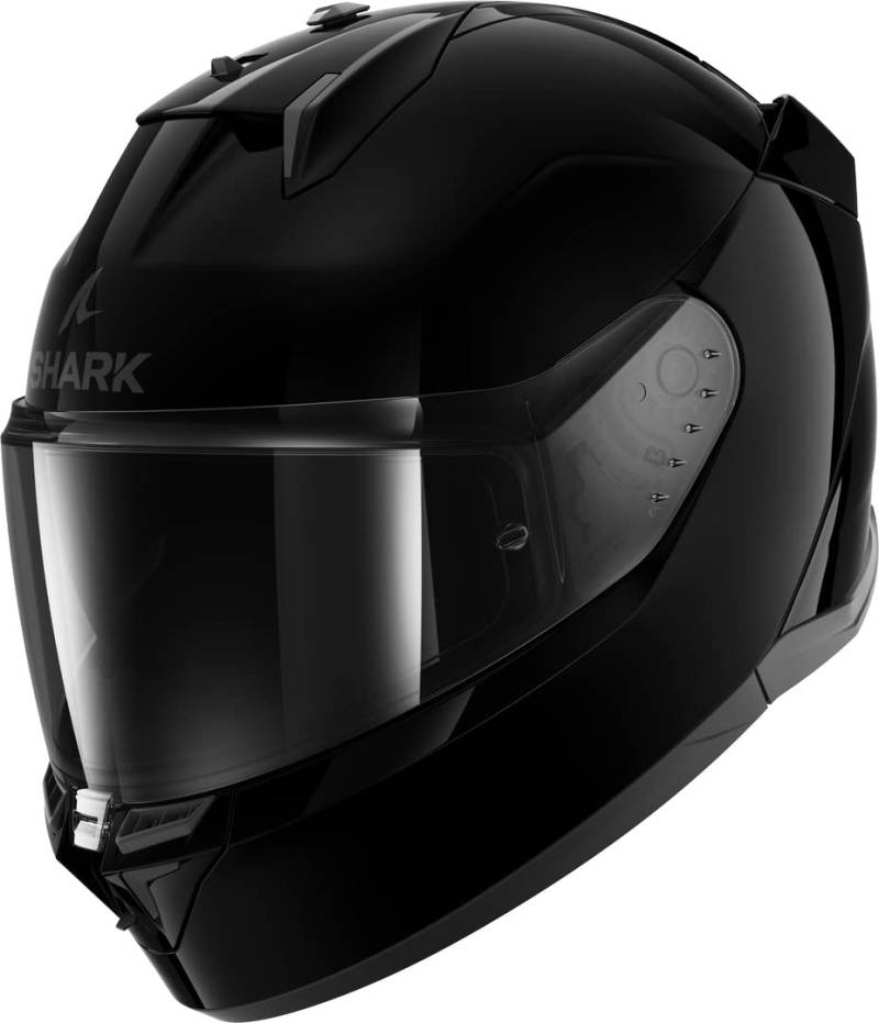 SHARK, Integraler Motorradhelm D-SKWAL 3 BLANK Black BLK, XS von SHARK