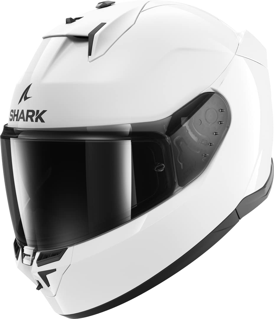 SHARK, Integraler Motorradhelm D-SKWAL 3 BLANK White WHU, XXL von SHARK