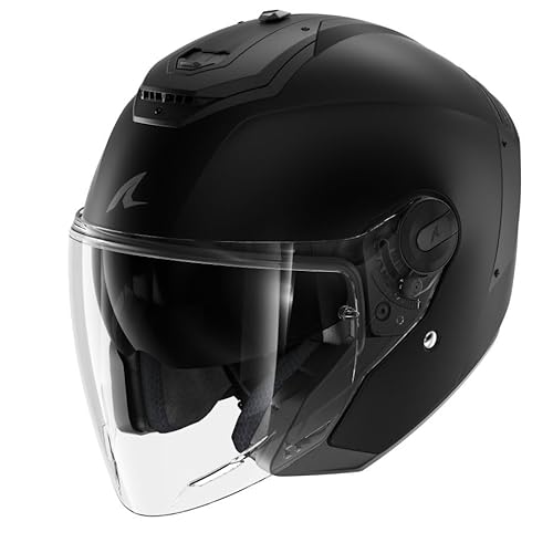 SHARK, Jet-Motorradhelm RS JET BLANK Matt Black, S von SHARK