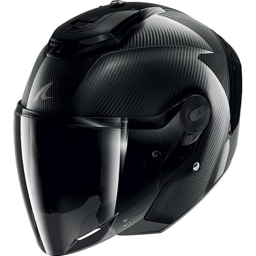 SHARK, Jet-Motorradhelm RS JET FULL CARBON Anthracite Carbon DAD, XS von SHARK